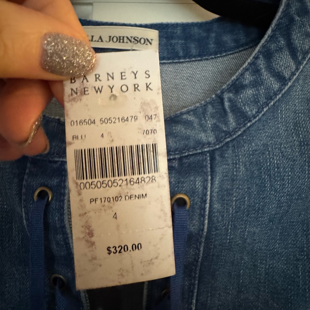 NWT Ulla Johnson Deren Denim Dress - Picture 7 of 7